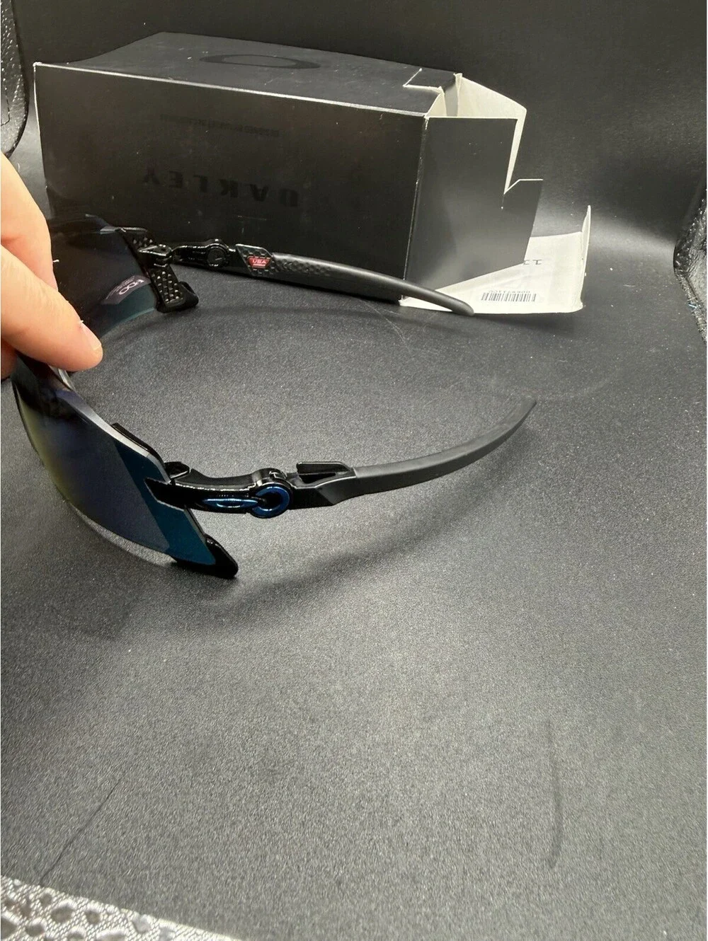 Oakley Kato X Polished Black/Prizm Sapphire Iridium Lenses OO9475-0349